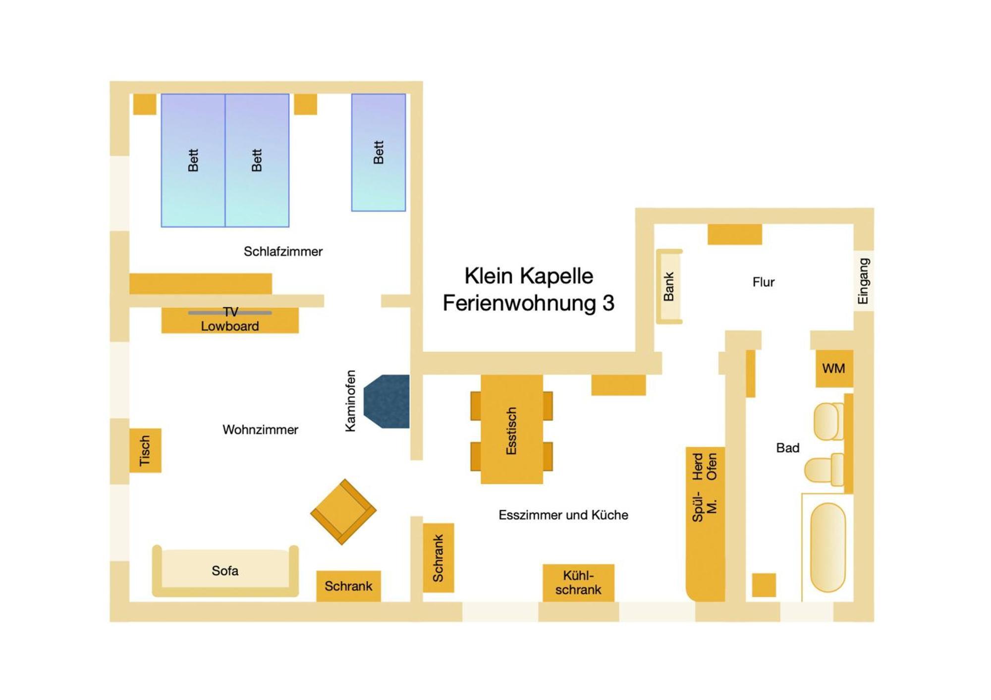 Gingst Ferienwohnungen Klein Kapelle מראה חיצוני תמונה